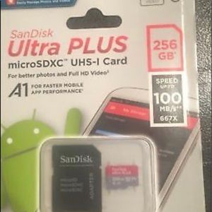 2 Pack! Sandisk Ultra A1 Series 256GB Micro SD